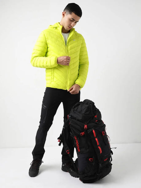 WILDCRAFT HUSKY BLACK JACKET-GREEN-L - Stepin Adventure