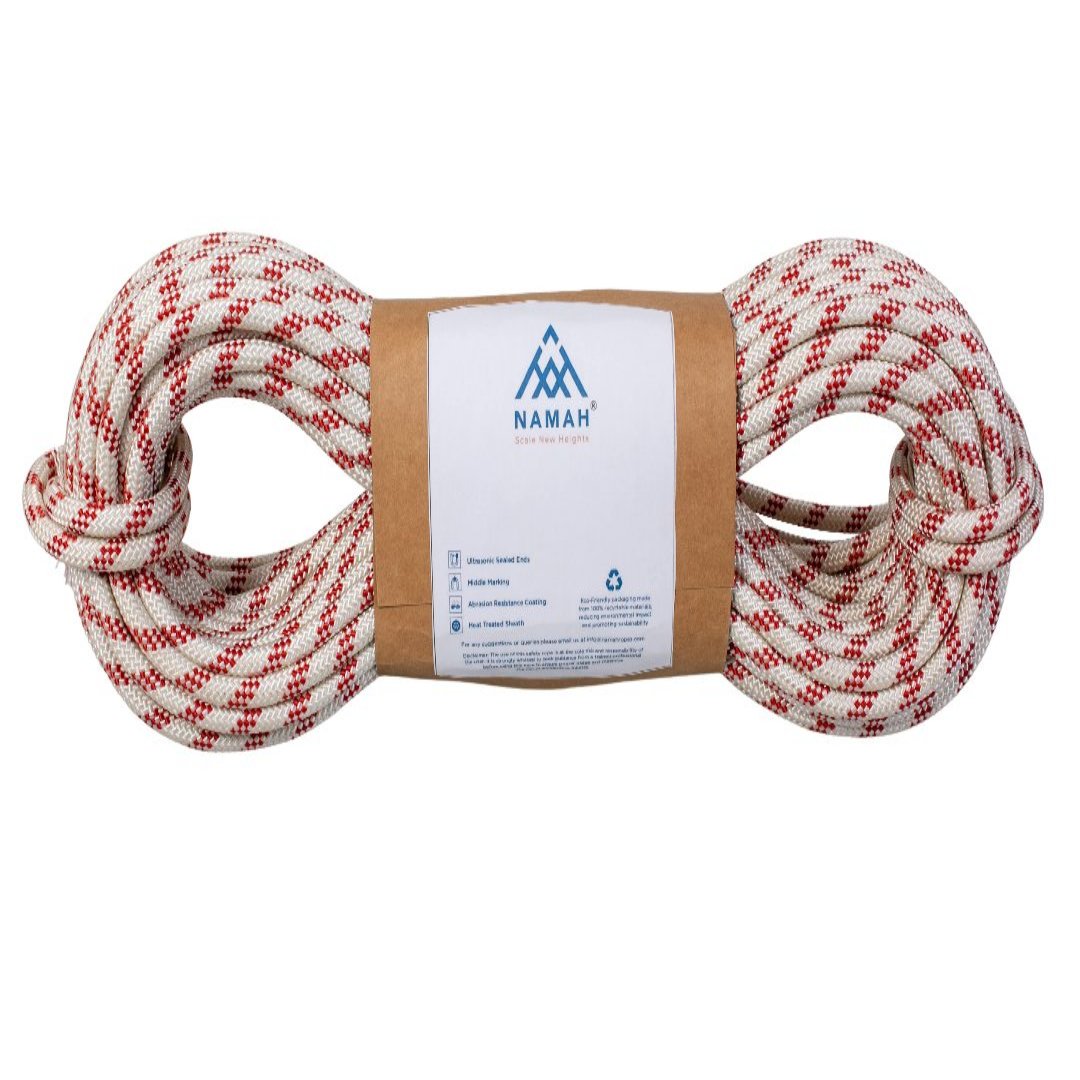 12MM INDUS STATIC ROPE-WHITE