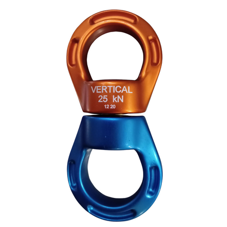 VERTICAL SWIVEL SMALL 25KN-ORANGE/BLUE
