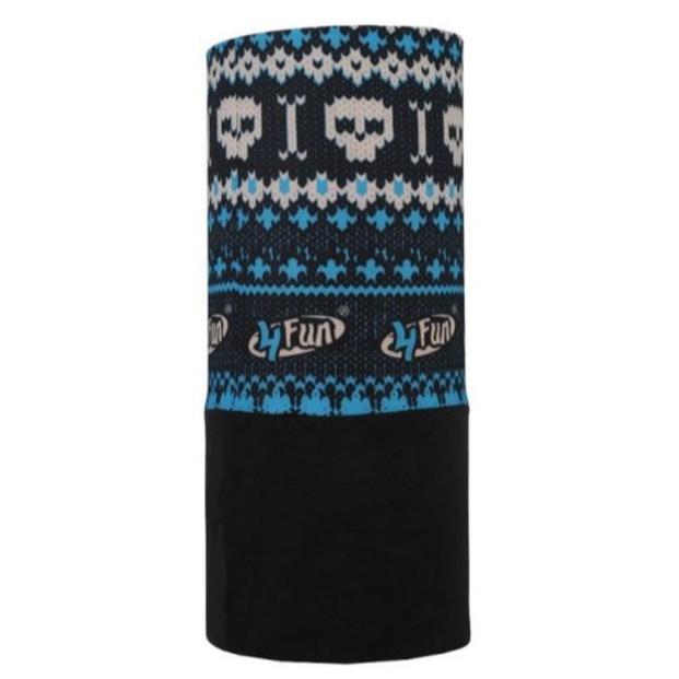 4FUN POLARTEC SKULL-BLUE/BLACK