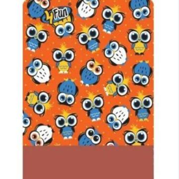 4FUN  SCARF POLARTEC KID-OWL ORANGE/FOX