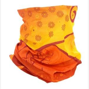 4FUN STD MULTIFUNCTIONAL SCARF YELLOW FLOWER