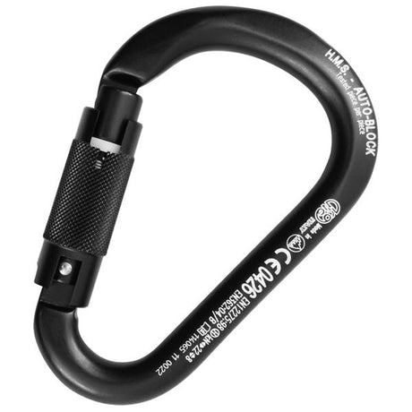 KONG HMS ALU AUTO BLOCK CARABINER-GREY - Stepin Adventure