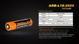 FENIX ARB-L18-2600MAH BATTERY