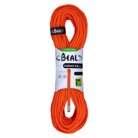 BEAL ROPE KARMA 9.8MMx60M SOLID  ORANGE