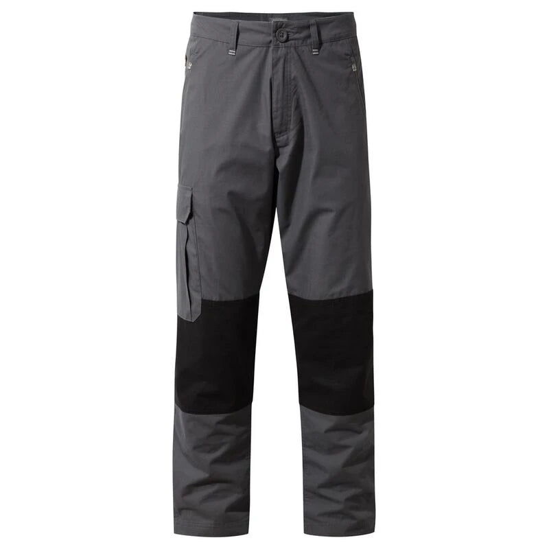 CRAGHOPPERS TRAVERSE TROUSER-ELEPHENT/BLACK-38