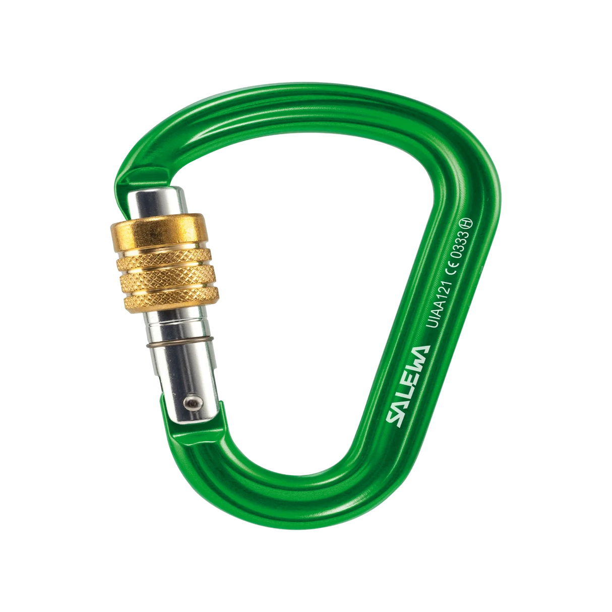 SALEWA HMS PRO CARABINER SCREWLOCK-GREEN