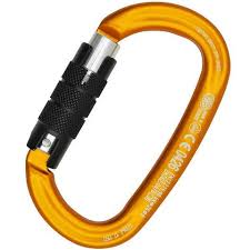 KONG OVALONE ALU TWISTLOCK CARABINER-ORANGE - Stepin Adventure