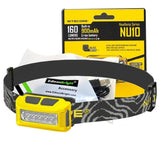 NITCORE NU10 RECHARGEABLE HEADLAMP 160 LUMENS