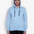 WILDCRAFT WOMENS ZIP SWEAT SHIRT-MEL BLUE-XL - Stepin Adventure #