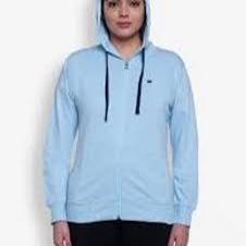 WILDCRAFT WOMENS ZIP SWEAT SHIRT-MEL BLUE-XL - Stepin Adventure #