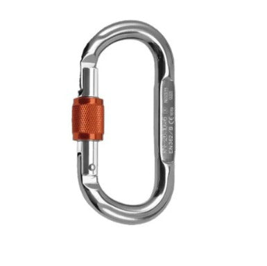 ROCK EMPIRE STEEL OVAL KL SCREW CARABINER