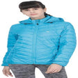 WILDCRAFT WOMEN HOODED DOWN JACKET -SKY BLUE-XL - Stepin Adventure