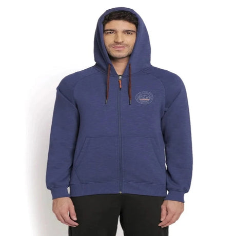 WILDCRAFT MENS ZIP HOOD SWEAT SHIRT-MEL - Stepin Adventure