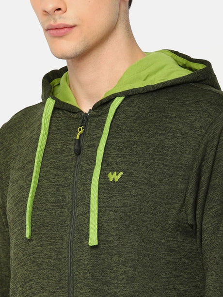 WILDCRAFT MENS ZIP HOOD SWEAT SHIRT-MEL - Stepin Adventure