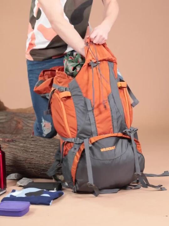 WILDCRAFT ROADSTER 50L-ORANGE - Stepin Adventure