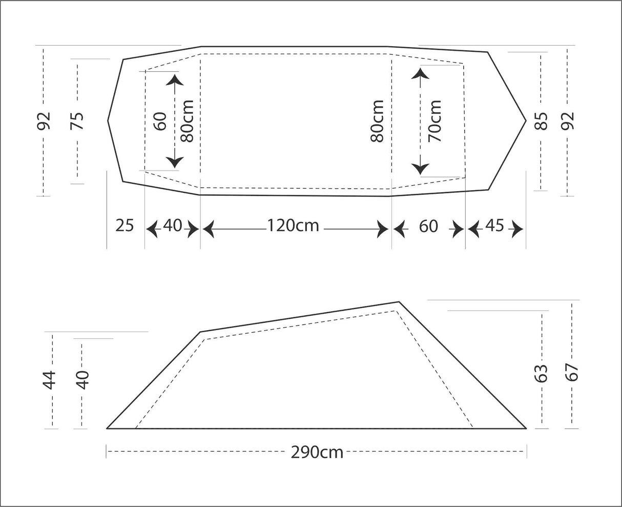 GIPFEL KARKEN 1 ULTRALIGHT TENT