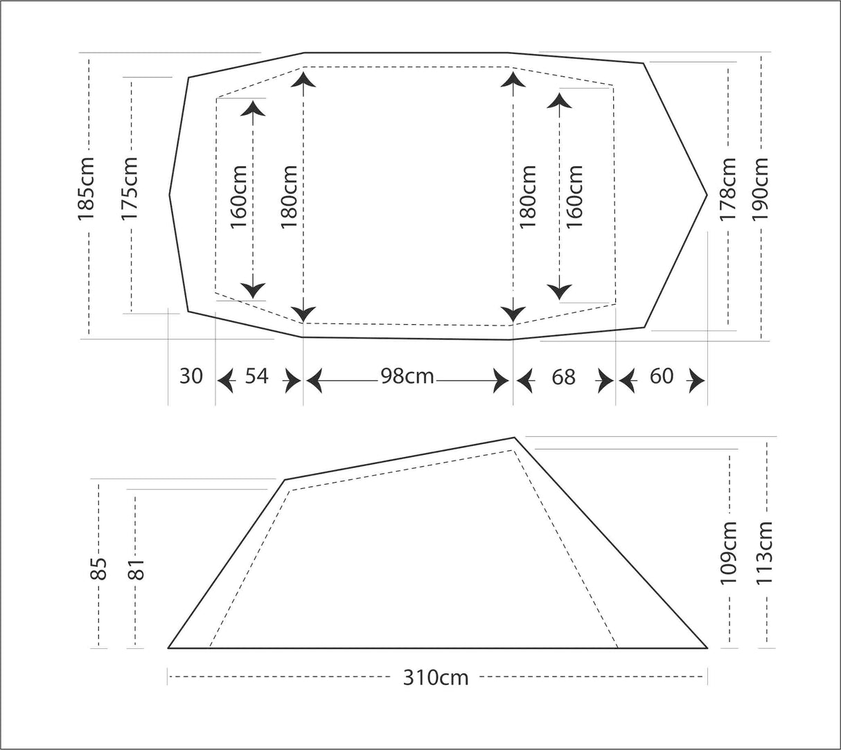 GIPFEL KARKEN 3 ULTRALIGHT TENT