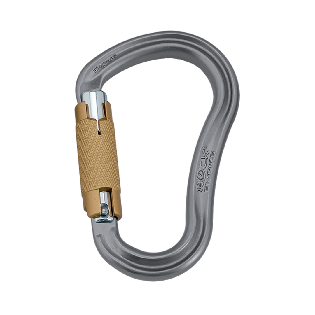 ROCK EMPIRE HMS MAGNUM TWISTLOCK CARABINER GREY