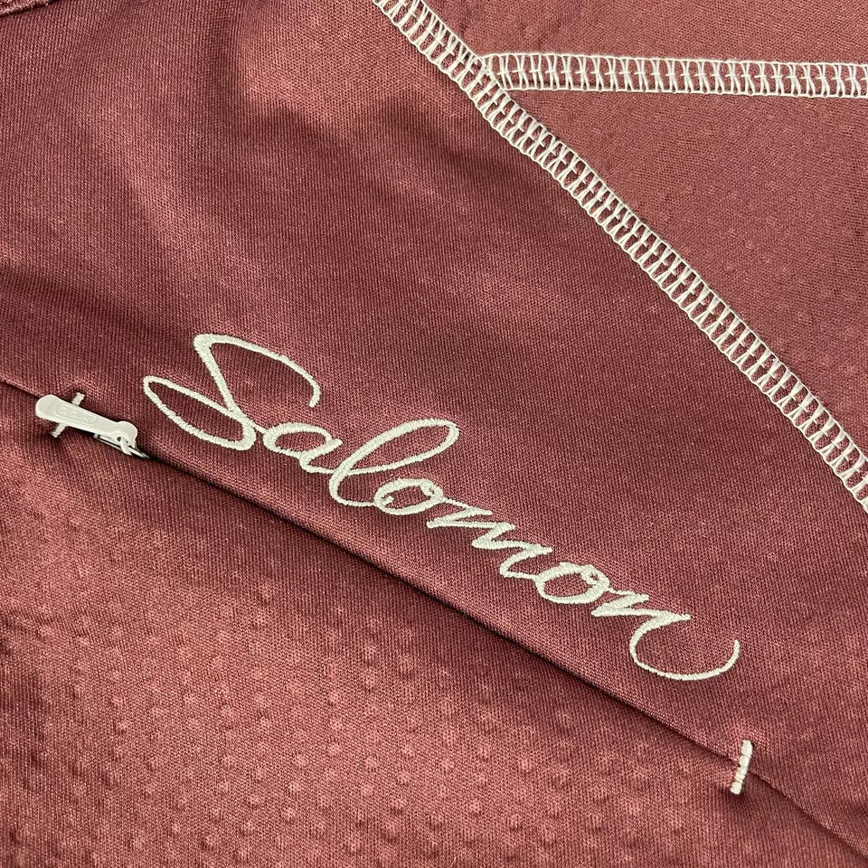 SALOMON FLEECE JACKET-MAROON-S - Stepin Adventure